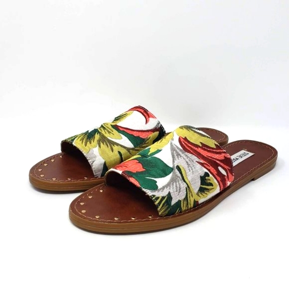 Steve Madden Mishos Mishelle Floral Slip-on Sandal - Picture 1 of 14